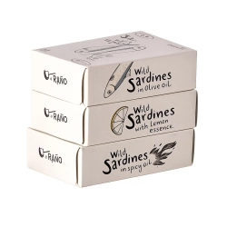 Don Gastronom El Rano Pack3 szardínia (olívás, fűszeres, citromos) 3x125ml