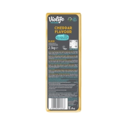 Violife cheddar ízesítésű vegán növényi készítmény 2,5kg