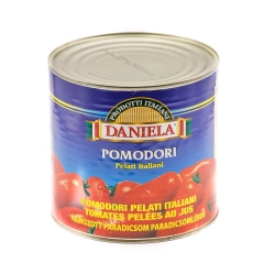 Hámozott egész paradicsom konzerv 2500g/1500g