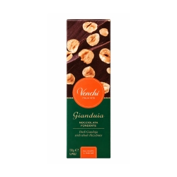 Venchi mogyorós étcsokoládé 170g