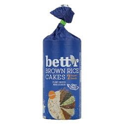 Bett'r Organic gluténmentes puffasztott barna rizs szeletek 7 magvas 120g