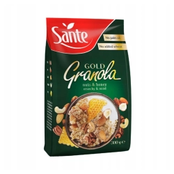 Sante gold granola mézes-mogyorós 300g