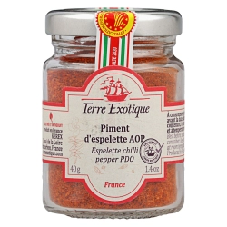 Terre Exotique espelette chilli paprika 40g