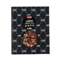 Kodila Gourmet füstölt, szárított, érlelt tökmagos szalámi (szeletelt) 80g