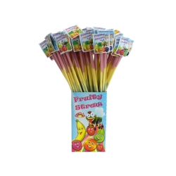 Fruity straws limonádéporral töltött szívószál  12g/140db
