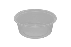 Műanyag natúr kerektál/salátástál 500ml mikrózható 50db/csomag PP