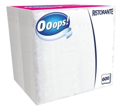 OOOPS! éttermi szalvéta 1 rétegű 16,5x16,5cm 600lap