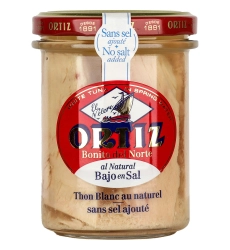 Ortiz Bonito del Norte tonhal alacsony sótartalommal saját lében 150g