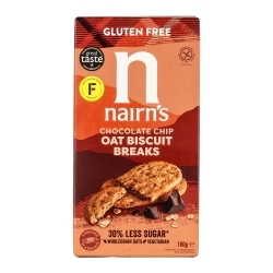 Nairn's zabkeksz étcsokoládé darabokkal 160g