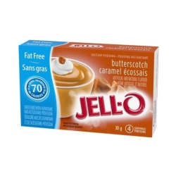 Jell-O vajkaramellás ízesítésű instant pudingpor 30g