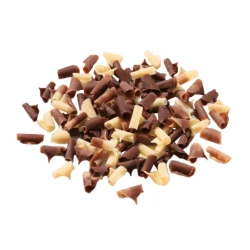Csokoládé forgács dísz márványos 1kg