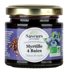 Saveurs áfonya lekvár borskeverékkel 125g