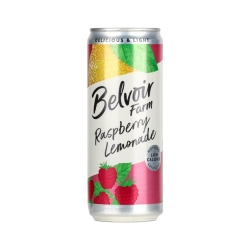 Belvoir málna-citrom ízesítésű szénsavas ital 0,33l