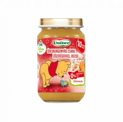 Univer bébiétel körtés zöldséges pulykahús rizzsel 220g