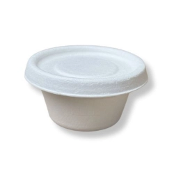 Bagasse szószos tálka tető 50ml (50db/csomag) komposztálható