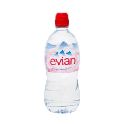 Evian ásványvíz PET sport kupakos 0,75l