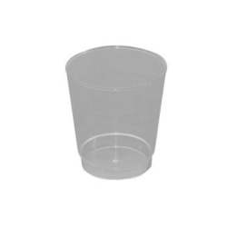 Műanyag snapszos pohár 40ml víztiszta 50db/csomag