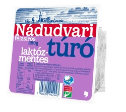 Nádudvari félzsíros laktózmentes tehéntúró 250g