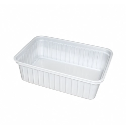 Műanyag mikrózható fehér variatál 750ml 50db/csomag PP