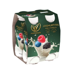 Real Nature joghurtital erdeigyümölcsös 4*100g