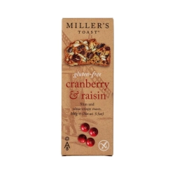 Miller’s tőzegáfonyás-mazsolás toast 100g