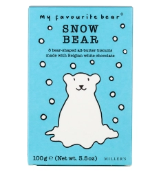 Artisan Biscuit Snow Bear fehércsokis keksz 100g