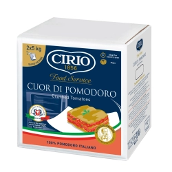 Cirio hámozott aprított-zúzott szívparadicsom konzerv 2x5kg
