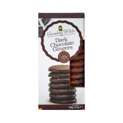 Grandma Wild's étcsokoládéval bevont gyömbéres keksz 150g