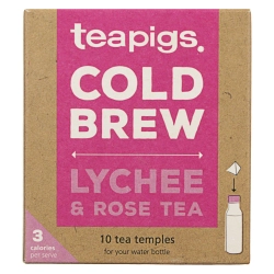 Teapigs licsis-rózsás „cold brew” filteres tea (10x2,5g) 25g