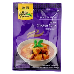 AHG indiai madras curry enyhén csípős fűszerpaszta 50g