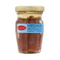 Classic szardella filé növényi olajban 80g