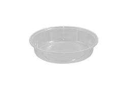 Műanyag natúr kerektál/ salátástál 250ml mikrózható 50db/csomag PP