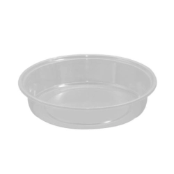 Műanyag natúr kerektál/ salátástál 250ml mikrózható 50db/csomag PP
