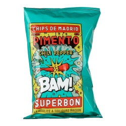 Superbon Chips de Madrid chili ízesítésű burgonyachips 135g