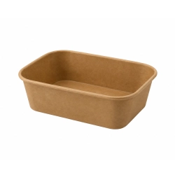 Papír kraft szögletes alj 750ml Begreen 50db/csomag
