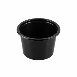 Gulyástál mikrózható PP fekete 750ml-es 50db/csomag