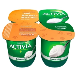 Activia natúr krémes multipack joghurt 4*125g