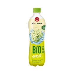 Höllinger bodzás szénsavas bio üdítőital 0,5l