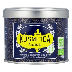 Kusmi Anastasia szálas fekete tea bergamottal, narancsvirággal és citrommal ízesítve 100g