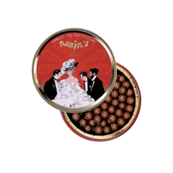Maxim's Round tin Milk chocolate pearls