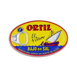 Ortiz Bonito tonhal olíva olajban (alacsony sótartalommal) 112g