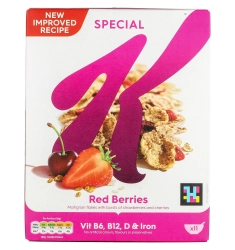 Kellogg's Special K piros bogyós gyümölcsös gabonapehely 330g