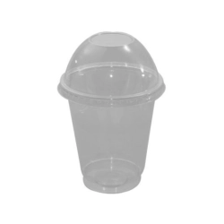 Átlátszó pohár shaker 3 dl-es SUPD (50 db/csomag) RPET