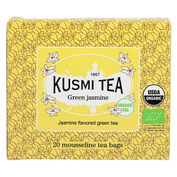 Kusmi jázmin ízesítésű zöld tea 20 filter 40g
