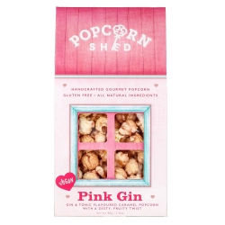 Popcorn Shed pink gin és tonik ízesítésű karamellás popcorn 80g