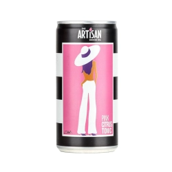 Artisan Drinks Pink citrus-tonik ízesítésű szénsavas ital (dobozos) 0,2l