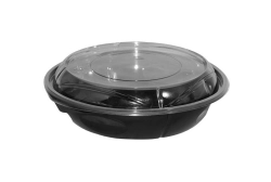 Tégelytető HOTFORM fekete 800 ml-hez PET