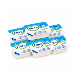 Flora mini laktózmentes vegán margarin 42% 20g 120db/karton