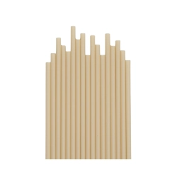 Bibo PLA szívószál beige BIO  8*230mm (300db/csomag)