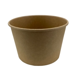 Kraft papír salátás tál 1150ml BEGREEN 50db/csomag